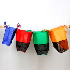 Bolsa de carro de compras no tejida